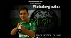 Desktop Screenshot of florbalturnov.cz